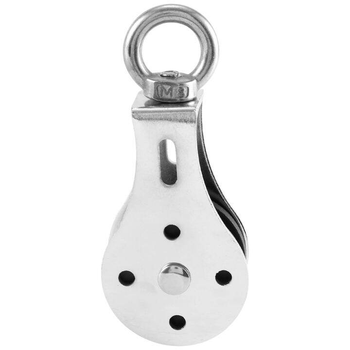 300Kg Bearing Pulley Lifting Quiet Wheel Gym UGrooved Heavy Duty