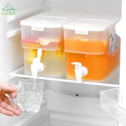 Chai nước lạnh tủ lạnh KS có vòi, xô đồ uống lạnh nước ép gia đình