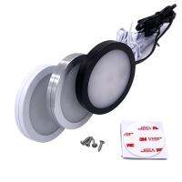 RGBW Slim 3W Spotlight Ultra-thin LED cabinet mini Lamp 12V 24V jewelry display ceiling indoor downlight Surfaced Mounted