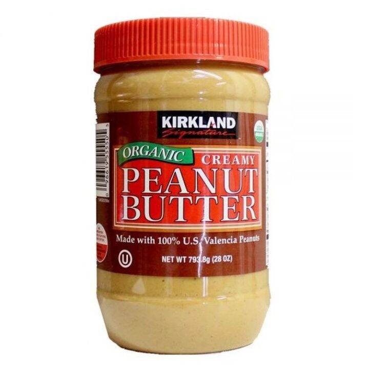 Kirkland Organic Peanut Butter, 100 US Valencia Peanuts 793.8g (28oz