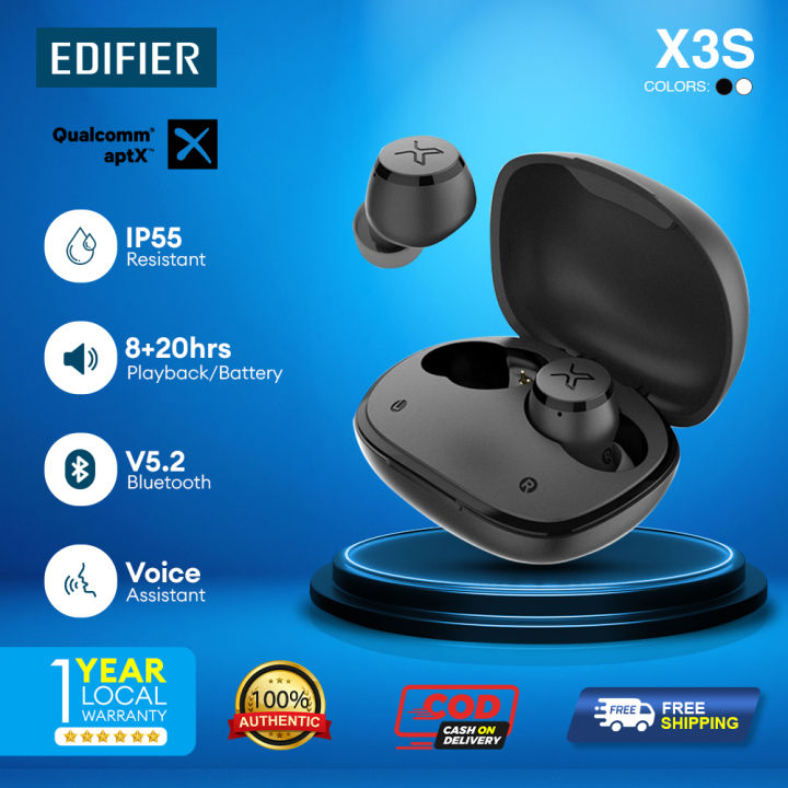 【Authentic Authorization】EDIFIER X3 X3S TWS Wireless Bluetooth Earphone ...