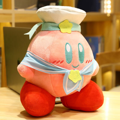 Star Kirby Doll Plush Toys Love Chef Doll Strawberry Pillow Pendant Childrens Doll Birthday Gift for Children