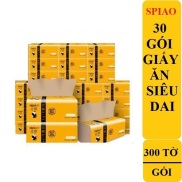 Thùng 30 gói - Giấy Ăn Gấu Trúc Sipiao Không Chất Tẩy Trắng