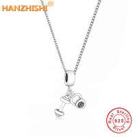 Sports Equipment Necklace 925 Sterling Silver Barbell Dumbbell Pendant Necklaces Girl Jewellery Gift for Women Girls Boy Child