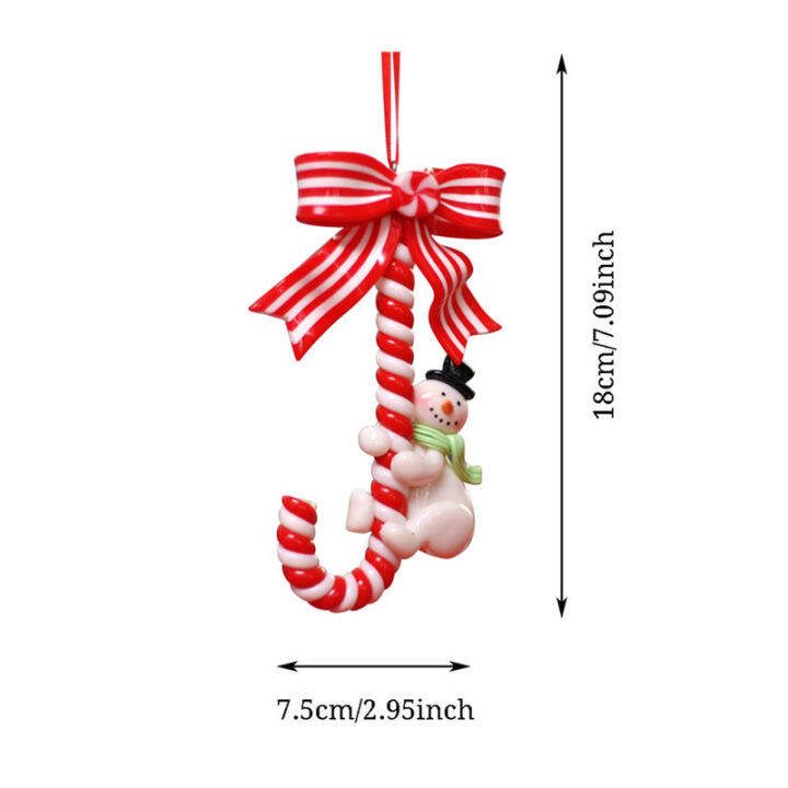 christmas-candy-cane-ornament-santa-claus-snowman-elk-christmas-tree-แขวนจี้ตกแต่งสำหรับตกแต่งบ้านปีใหม่