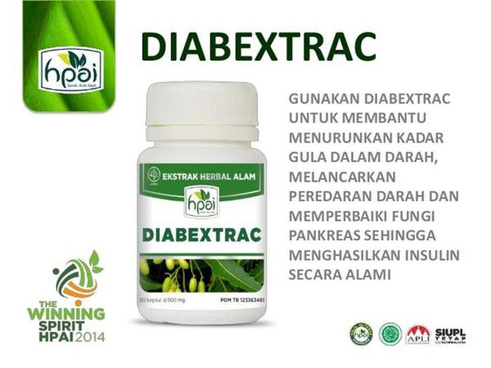 Diabextrac HNI HPAI - menurunkan kadar gula darah | Lazada Indonesia