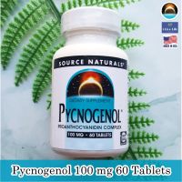 เปลือกสนฝรั่งเศสสกัด Pycnogenol 100 mg 60 Tablets - Source Naturals