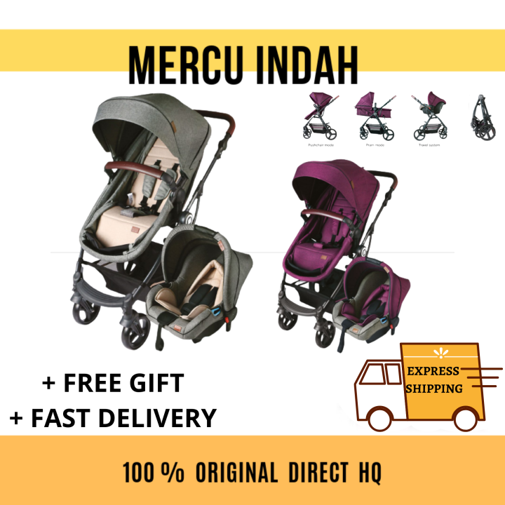 SWEET CHERRY VETRO STROLLER S GL600 / 2 IN 1 TRAVELLING SYSTEM STROLLER