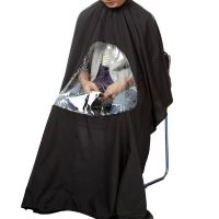 【YF】 Professional Salon Apron Waterproof Cape Barber Styling Tool Hairdresser Visible Hair Cutting Hairdressing Gown