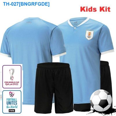 ✖✱✧ 2022/2023 Uruguay home Kids Kit Football shirt World Cup Top Qualit Jersey With Patch