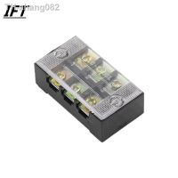 25A 600V Dual Row Barrier Screw Terminal Block Wire Connector TB Series 3 Positions Ways Factory Wholesale TB-2503