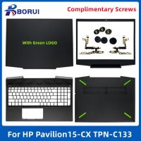 ฝาหลังหน้าจอ LCD สำหรับแล็ปท็อปใหม่สำหรับ HP Pavillion 15-CX TPN-C133 L20314-01เคสด้านล่างบานพับ LCD