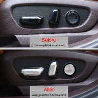 ：》“{： QHCP For Lexus ES200 260 300H 18-22 6PCS Seat Adjustment Button Cover Switch Knob Decoration Frame Stickers Car Accessories