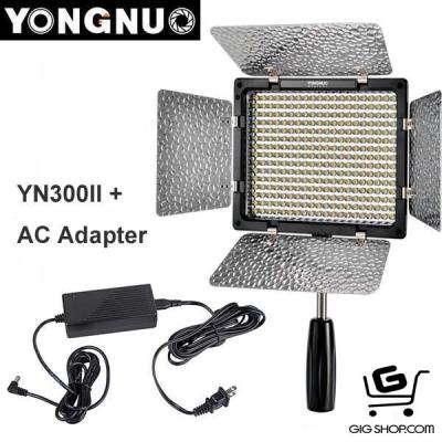 ไฟสตูดิโอ Yongnuo YN300III ไฟ LED ต่อเนื่อง พร้อม Adapter 1 ชิ้น พร้อมใช้งาน (รับประกัน 1 ปี)