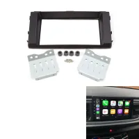 Car Radio Fascia for KIA Rio 2016-2018 DVD Stereo Frame Plate Adapter Mounting Dash Installation Bezel Trim Kit