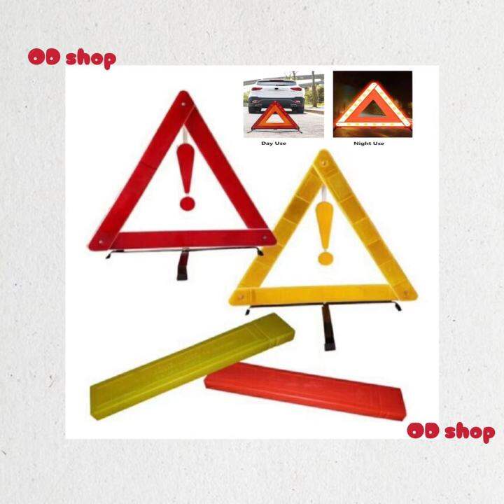 Early Warning Device Car Vehicle Emergency Breakdown Warning Sign Triangle Reflective Road