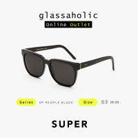 [ลดแรง] แว่นกันแดด SUPER by RETROSUPERFUTURE รุ่น SP PEOPLE BLACK 53 ทรงเหลี่ยม สุดคูล