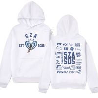 SZA Music Album SOS Graphic Hoodie Men Vintage Oversize Hoodies Casual Loose Gothic Sweatshirt Hip Hop Streetwear Pullover Size XS-4XL