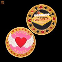 US Nevada Pink Angel Love Las Vegas Casino Poker Chips Challenge Token Coin To Collect Lucky Personality Souvenir Gifts