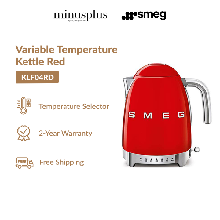 Smeg Variable Temperature Kettle Red KLF04RD Lazada