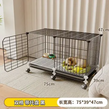 Dog cage, Bold and Thick Dog Fence Indoor Dog House Folding pet cage Large  Medium-Sized Dog Home Indoor Separation