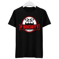 FSociety Mr. Robot Logo Mens Black T-Shirt