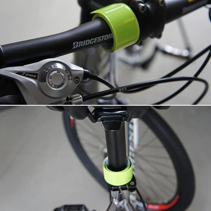 สายรัดปลายขา-ปลายแขน-สะท้อนแสง-reflective-strips-tape-สำหรับวิ่ง-ปั่นจักรยาน-ทำงานกลางคืน-เพื่อความปลอดภัย-2-ชิ้น
