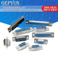 2pcs DB9 DB25 DB15 DB37 D type VGA Plug Data connector 2/3 row DB9 DB25 DB37 9/15/25/37 pin port socket adapter female/Male  WATTY Electronics