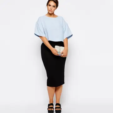 Plus size 2024 white skirt 6xl