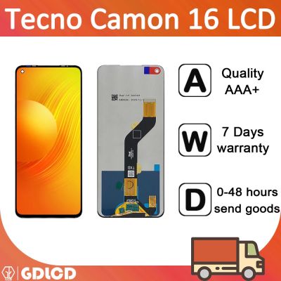 ~ หน้าจอ Tecno Camon 16 อะไหล่หน้าจอสัมผัสดิจิทัล Lcd 16 หลัก สําหรับ Tecno Spark 6 Ke7