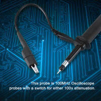 Oscilloscope Clip Probe 1 ชิ้น P4100 100X แรงดันไฟฟ้าสูง 2KV 100MHz มัลติมิเตอร์ทดสอบแบนด์วิดท์