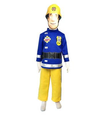 Hot 2021 Fireman Sam Childrens Fancy Dress Costume 3-9 Years Carnival Party Halloween Cosplay Costumes