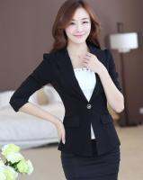 พร้อมส่งจากไทยแจ็ตเก็ตคอปก สูททำงานผู้หญิง ZASHION Korean Style OL Jacket Cardigan