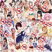 hotx【DT】 10/30/50PCS Anime Hentai Stickers for Adult Decoration Decals Laptop Skateboard Fridge Waifu Sticker