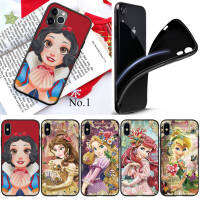 23TEE Disney Princess อ่อนนุ่ม High Quality ซิลิโคน TPU Phone เคสโทรศัพท์ ปก หรับ iPhone 7 8 11 12 13 14 Pro XS Max SE X XR Plus SE