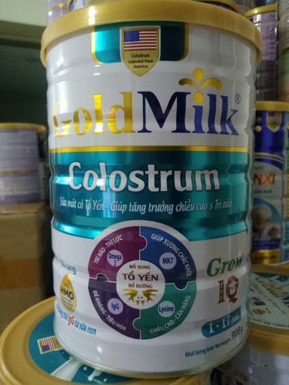 Sữa goldmilk grow plus 900g - tăng cân - phát triển chiều cao cho bé - ảnh sản phẩm 1