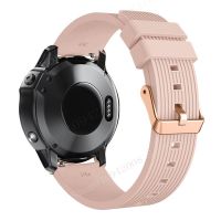 ♙ สายนาฬิกาสำหรับ Garmin Vivoactive 3 Venu sq /Vivoactive3/Forerunner 645 245m 245 สายนาฬิกาซิลิโคนอุปกรณ์เสริม