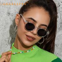 【CW】nd Designer Round Punk Sunglasses Women R Small Sun Glasses Male Female Green Hip Hop Style Eyewear For Driving Outdoor