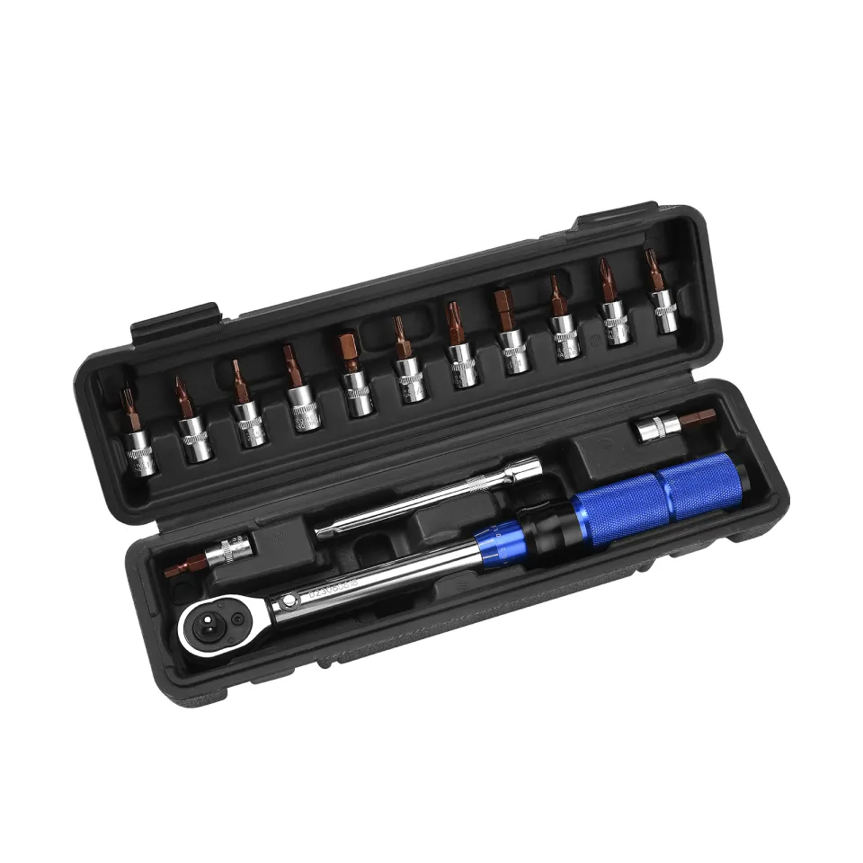 ROTATION 1/4-inch Drive Click Torque Wrench Set Dual-Direction Adjustable  72-tooth Torque Wrench with Buckle (2-24Nm)