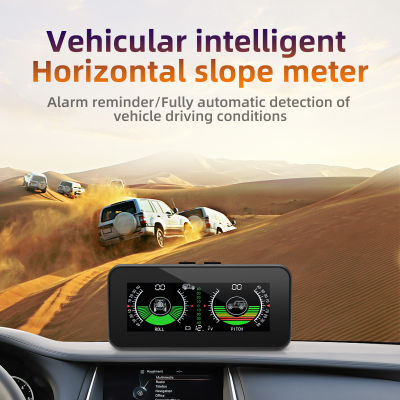 M50ปิดถนน GPS สมาร์ท Inclinometer รถจอแสดงผลดิจิตอลเอียงสนามมุม Inclinom อัตโนมัติ HUD อัจฉริยะลาดเมตรยิ่งใหญ่