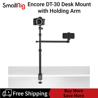 SmallRig Encore DT-30โต๊ะเมาสดสตรีมมิ่งผู้ถือกับถือแขนสำหรับแหวนแสง,กล้อง DSLR,มาร์ทโฟน,แผงแสง3992
