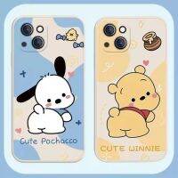 Pacha Dog Winnie the Pooh คู่การ์ตูน Huawei Enjoy โทรศัพท์มือถือเคสป้องกัน P50PRO Apple IQOO แฟนปกอ่อน