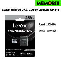 ถูกที่สุด ของแท้ Original Lexar 256GB Professional 1066x UHS-I microSDXC Memory Card Silver Series (Read 160 Write 120MB)