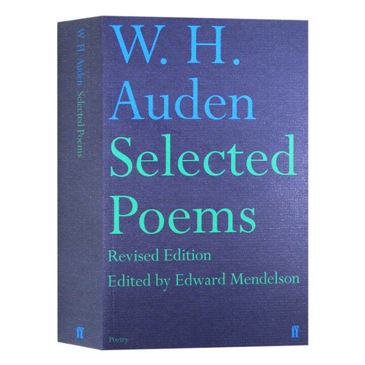 milu W H Auden Selected Poem Original English literature books | Lazada