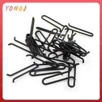 YONGJ 50pcs ปลาคาร์พตกปลา ตกปลาบาร์เรลหมุน ตะขอสำหรับแขวน ตะขอเบ็ดตกปลา สแนปตกปลา ของใหม่ กล่องแท็กเกิล ความปลอดภัย snaps อุปกรณ์ตกปลาสำหรับตกปลา