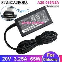 อะแดปเตอร์3.25A 20V ที่ชาร์จแบบ Type C 65W แบบดั้งเดิมสำหรับ Chicony แหล่งจ่ายไฟแล็ปท็อป A20-065N3A