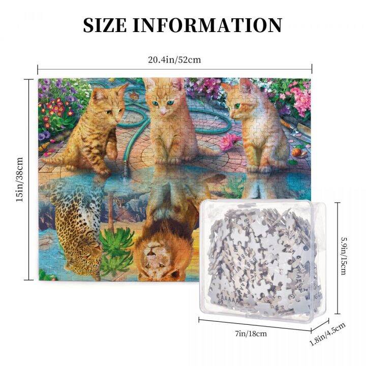 cats-collection-kitten-dreams-wooden-jigsaw-puzzle-500-pieces-educational-toy-painting-art-decor-decompression-toys-500pcs