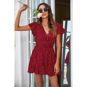 Lazada polka clearance dots dress