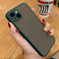 เคส iPhone 13 mini Case ความรู้สึกผิวบางเลนส์ใส ป้องกันการกระแทก ป้องกันการตกฟิล์มป้องกันกล้อง ฮาร์ดแบ็คเคสซอฟท์ซิลิโคนเอดจ์ ฟูลคัฟเวอร์