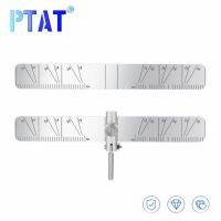 ทันตกรรมฝังตำแหน่งคู่มือ2มุมไม้บรรทัดชุดผ่าตัดปลูกตำแหน่ง L Ocator วัด Autoclavable Lab เครื่องมือ
